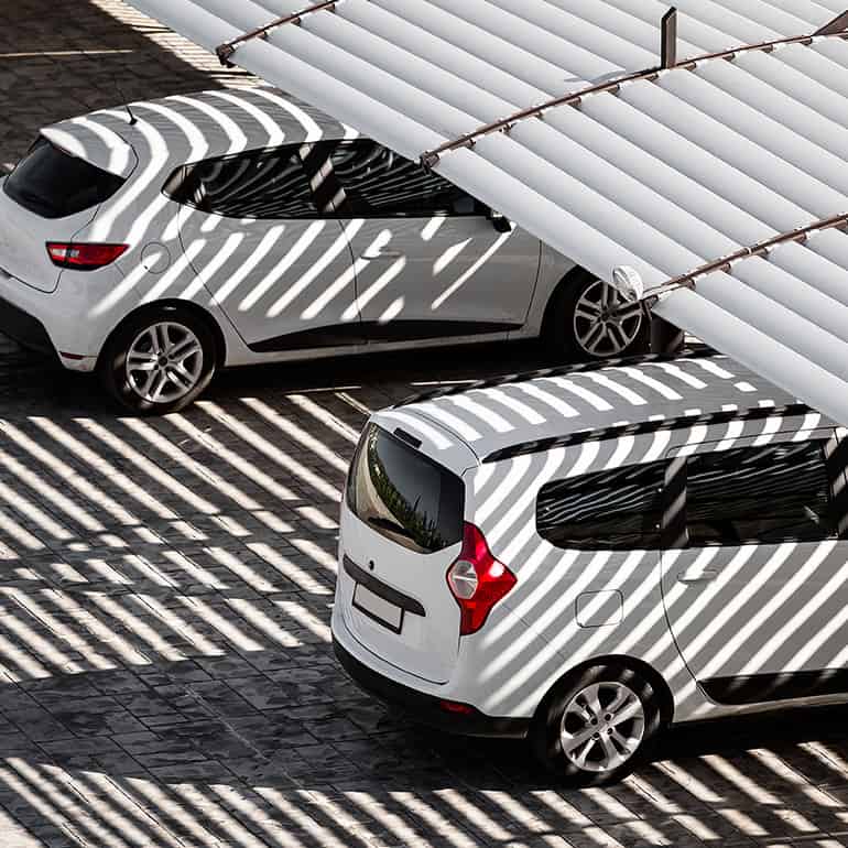 Se recomienda estacionar tu auto bajo sombra